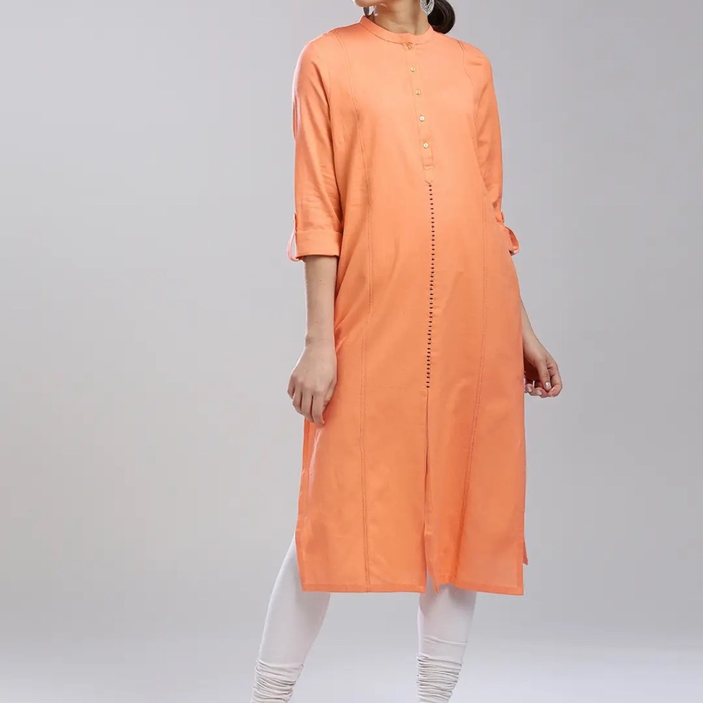 W for Women Orange Kurta size 14